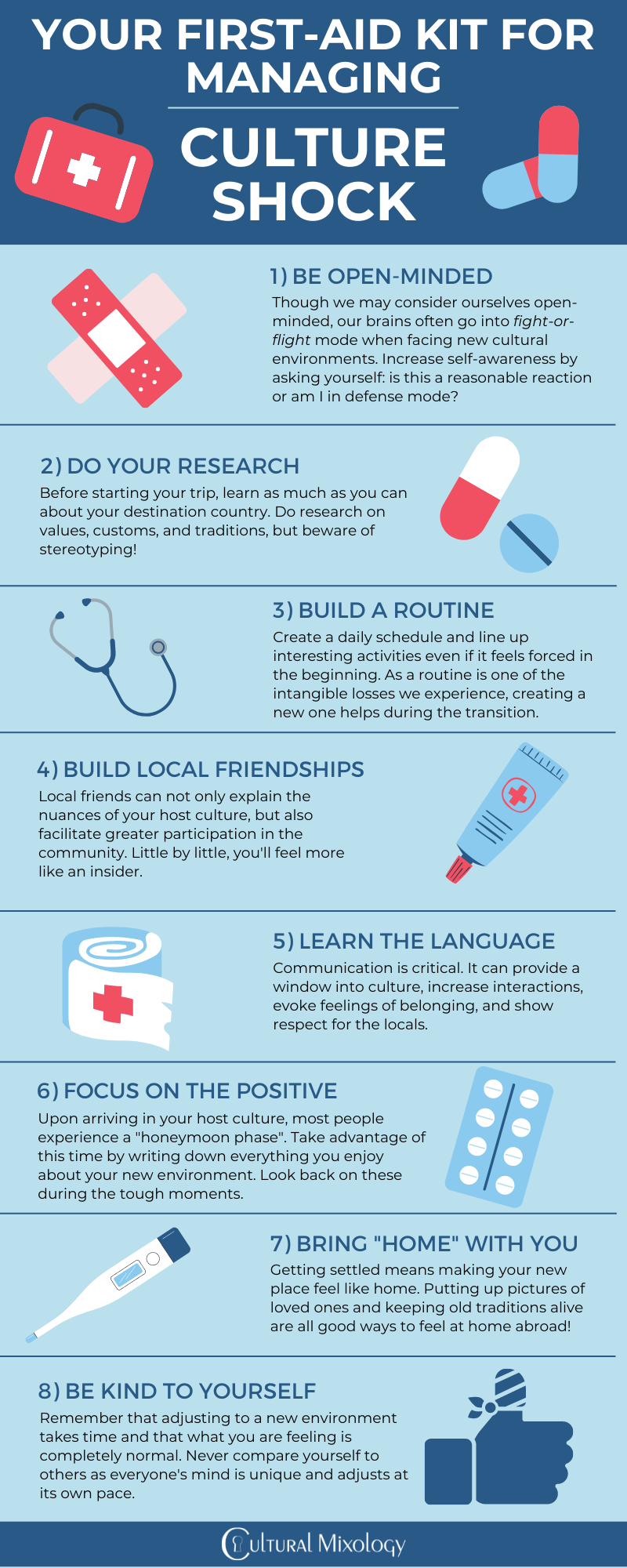 Infographic - First Aid Kit Against Culture Shock
